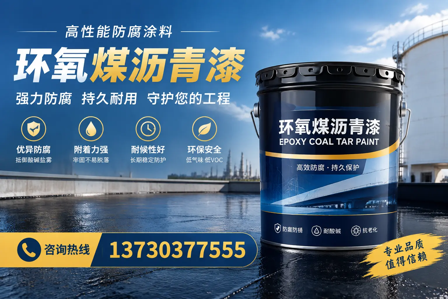 环氧煤沥青漆的耐久性分析,适合仙居的使用场景